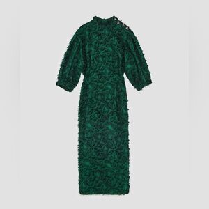 NWT Zara Emerald Dress